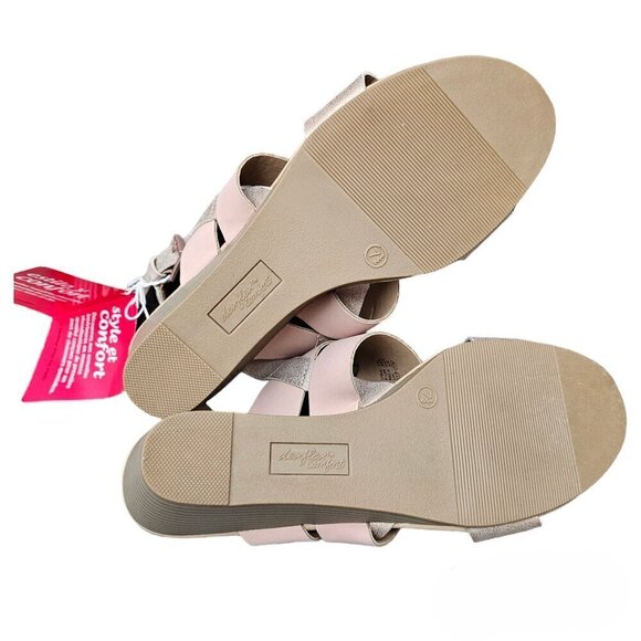 Dexflex Comfort Trance Blush Wedge Slingback Sandal - Picture 11 of 11